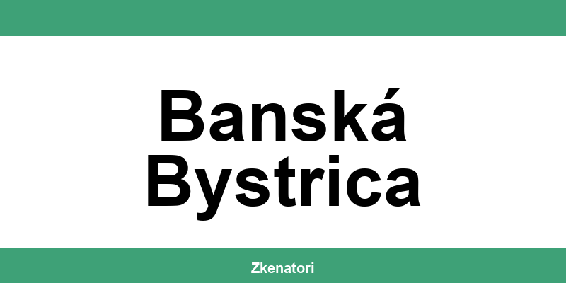 Kontakt na UniCredit Bank a bankomat v Banská Bystrica