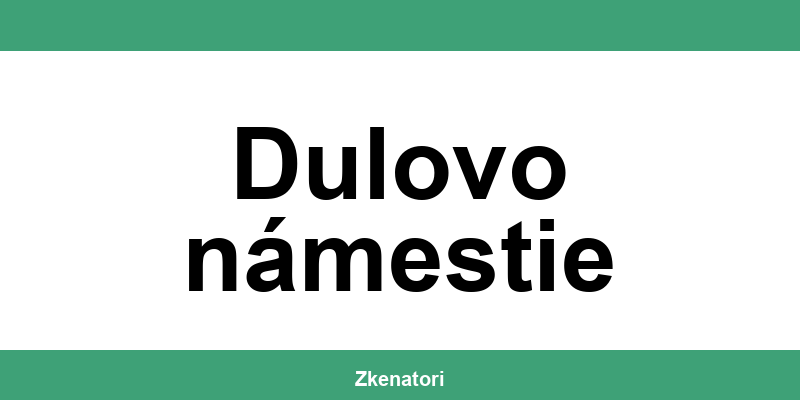 Kontakt na UniCredit Bank a bankomat v Dulovo námestie