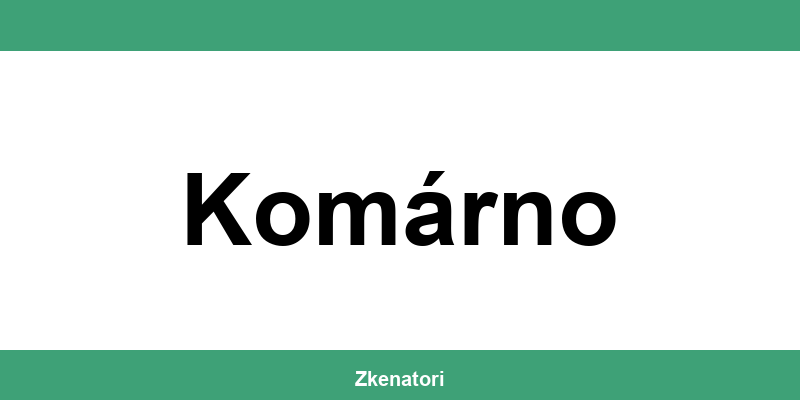 Kontakt na UniCredit Bank a bankomat v Komárno