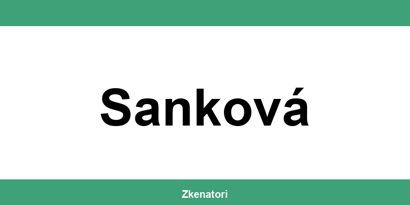 Kontakt na UniCredit Bank a bankomat v Sanková